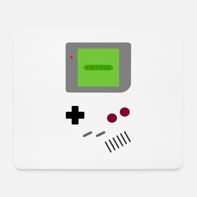 Game Boy - Mousepad (Querformat) - Weiß