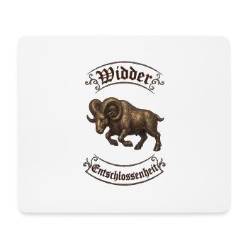 Vikingischer Widder Ornament - Mousepad (Querformat) - Weiß - Vorne