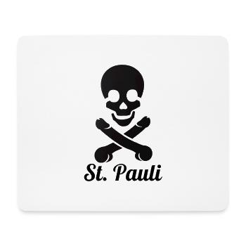 St. Pauli Pimmelpirat - Mouse Pad (horizontal) - white - Front