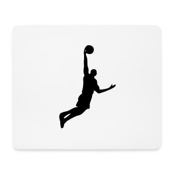 basketball - Mousepad (Querformat) - Weiß - Vorne