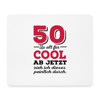 50 - Mousepad (Querformat) - Weiß - Vorne