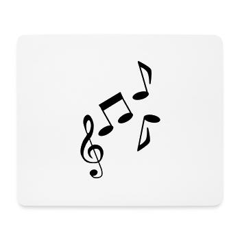 Musik - Noten - Music - Mousepad (Querformat) - Weiß - Vorne