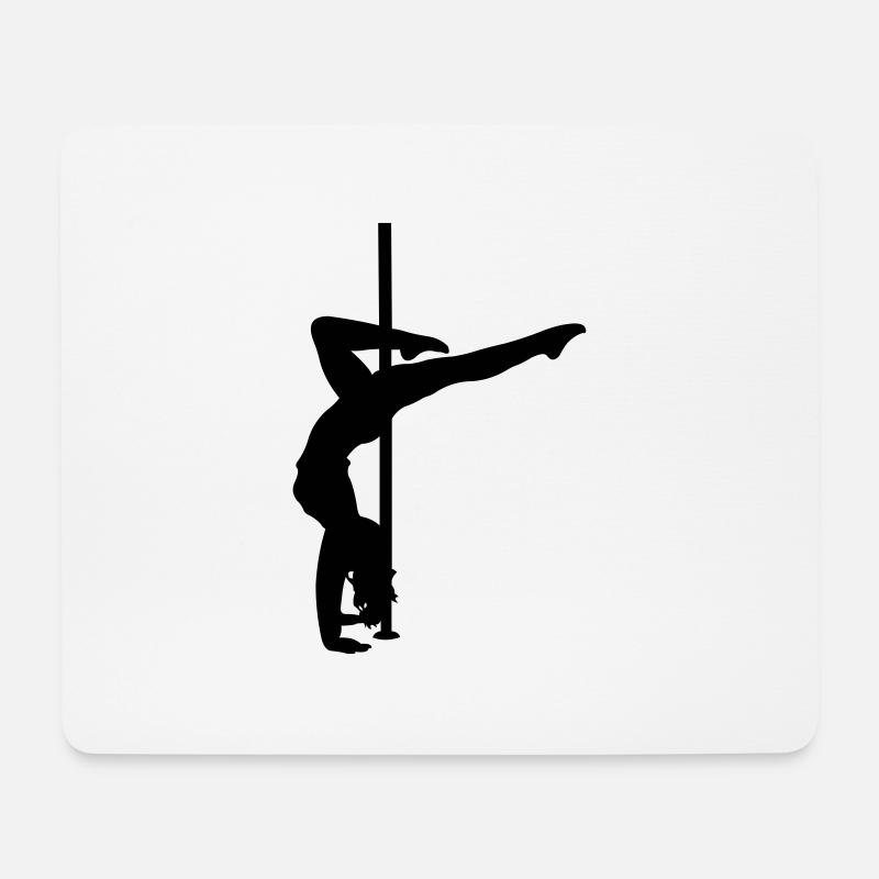 Pole dance - handstand - Mouse Pad (horizontal) - white