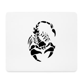 Scorpion - Tapis de souris (format paysage) - blanc - Devant