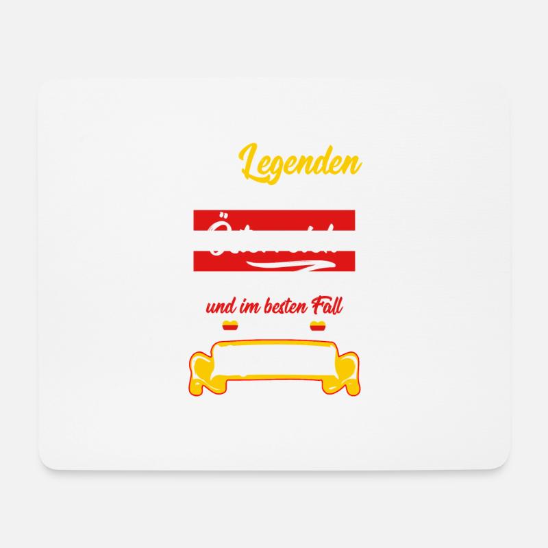 Wahre Legenden Kärntner Kärnten Österreich geboren - Mousepad (Querformat) - Weiß