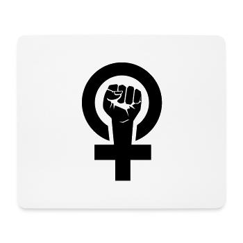 feministin - Mousepad (Querformat) - Weiß - Vorne
