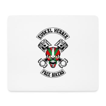 Basques Bikers - Tapis de souris (format paysage) - blanc - Devant