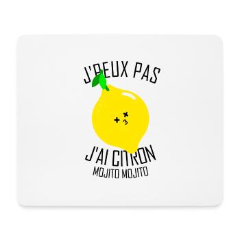 J'peux pas j'ai Citron (Mojito Mojito) - Tapis de souris (format paysage) - blanc - Devant