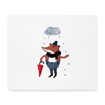 why is it always rain on me - Mouse Pad (horizontal) - white - Front