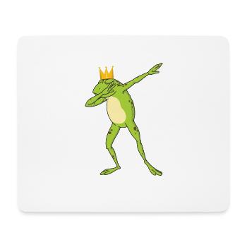 Dabbing grenouille cadeau coloré - grenouille Dab Sweet - Tapis de souris (format paysage) - blanc - Devant