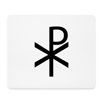 Christian monogramme - Tapis de souris (format paysage) - blanc - Devant