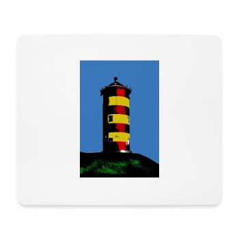 Lighthouse Pilsum - Mouse Pad (horizontal) - white - Front
