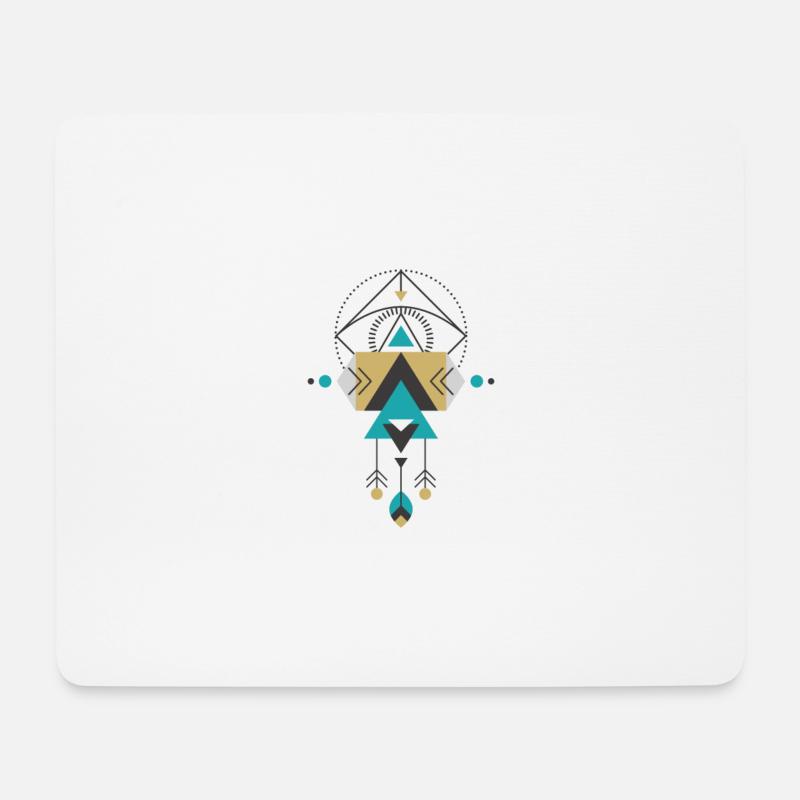 Festival Design - Mousepad (Querformat) - Weiß