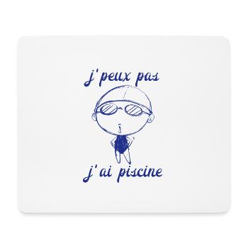 swimming pool - Mouse Pad (horizontal) - white - Front