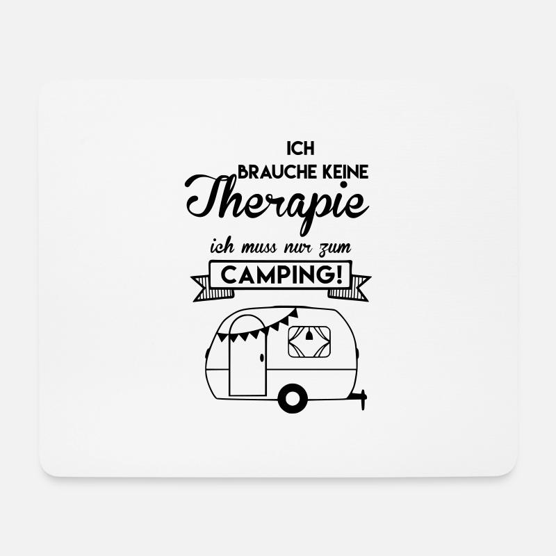 Camper Therapie - Mousepad (Querformat) - Weiß