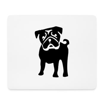 carlin - Tapis de souris (format paysage) - blanc - Devant
