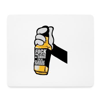 Hand Fuck Swag - Tapis de souris (format paysage) - blanc - Devant