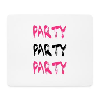 Party - Tapis de souris (format paysage) - blanc - Devant