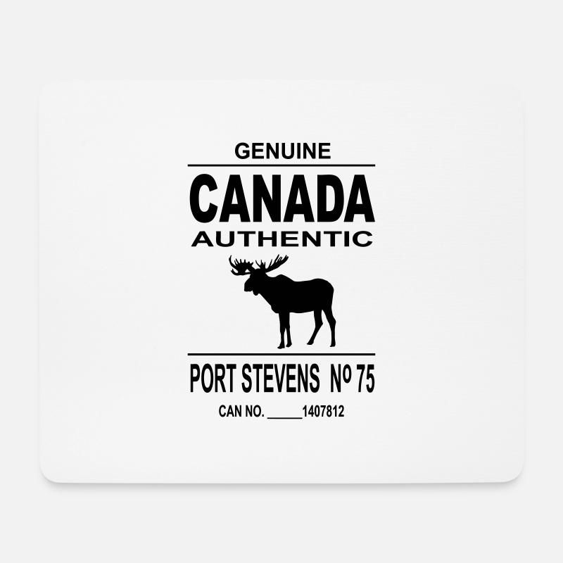 Canada Moose - Mousepad (Querformat) - Weiß