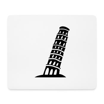 pisa_01 - Mousepad (Querformat) - Weiß - Vorne