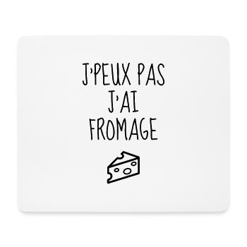 Fromager / Fromage / Travail / Métier / Job - Tapis de souris (format paysage) - blanc - Devant