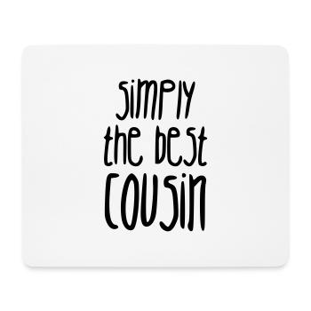 Onkel / Tante / Vetter / Cousin / Kusine - Mousepad (Querformat) - Weiß - Vorne