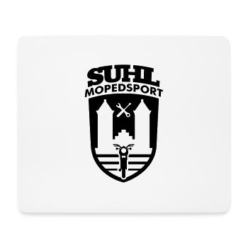 Simson Suhl Mopedsport S50 / S51 Logo No.2 - Mousepad (Querformat) - Weiß - Vorne