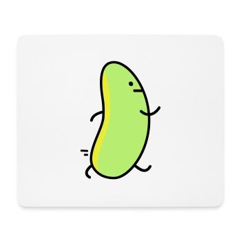 Lustige Bohne - Mousepad (Querformat) - Weiß - Vorne