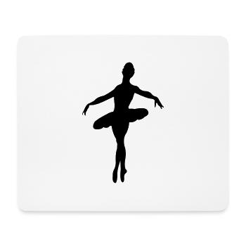 ballerina - Mousepad (Querformat) - Weiß - Vorne