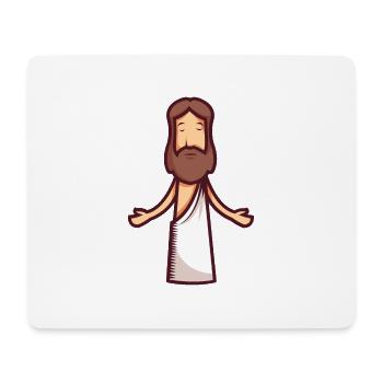 Le jour où Jésus est venu à la rivière pour se faire baptiser - Tapis de souris (format paysage) - blanc - Devant