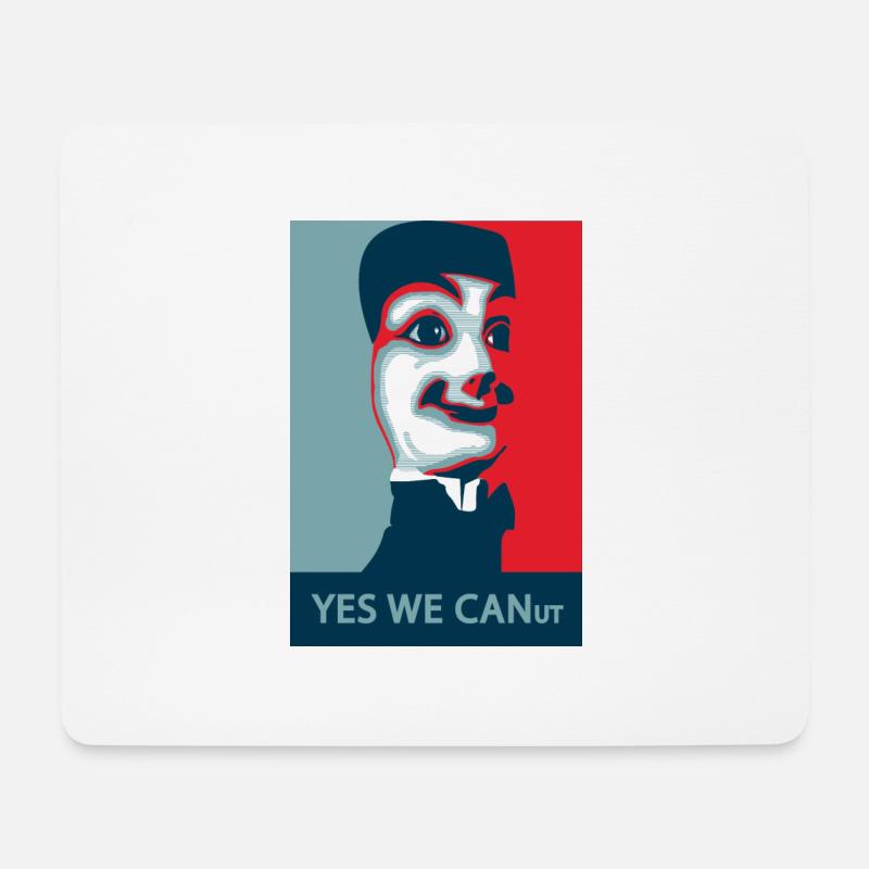 Yes we Canut - Mousepad (Querformat) - Weiß