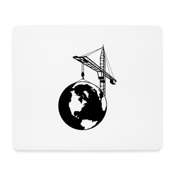 Ich Liebe Kräne! - Mousepad (Querformat) - Weiß - Vorne