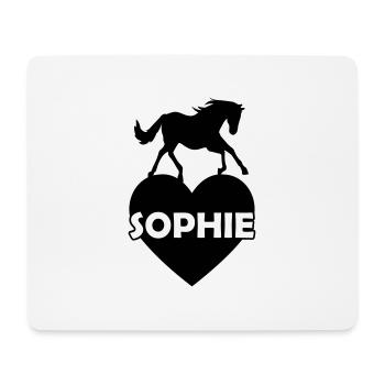 Sophie Surname First Name - Mouse Pad (horizontal) - white - Front