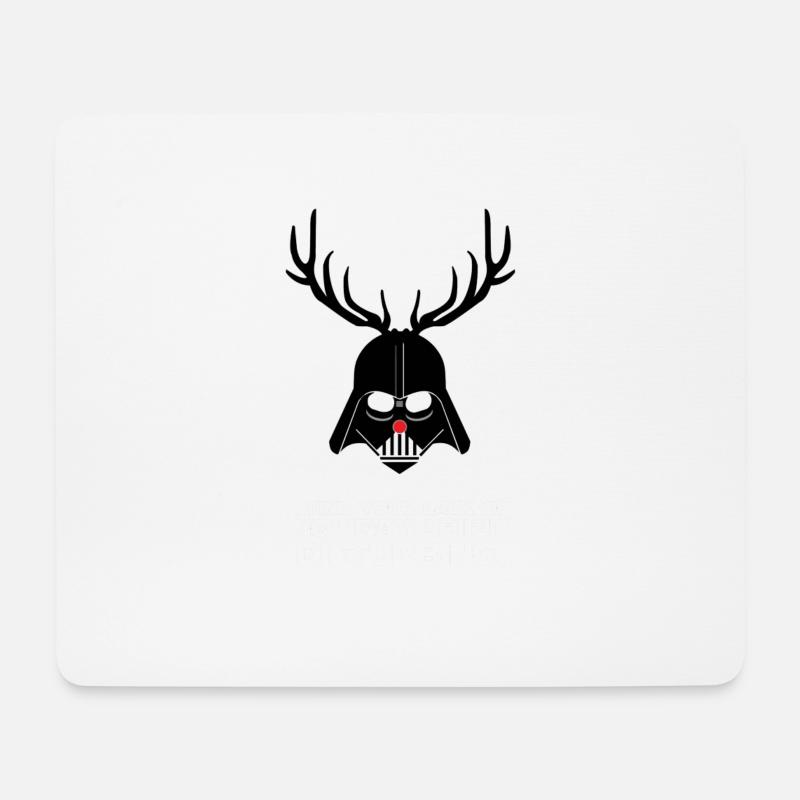 Weihnachtsmann Vader - Mousepad (Querformat) - Weiß