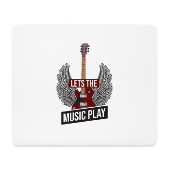 Blue-Let`s Rock - Mousepad (Querformat) - Weiß - Vorne