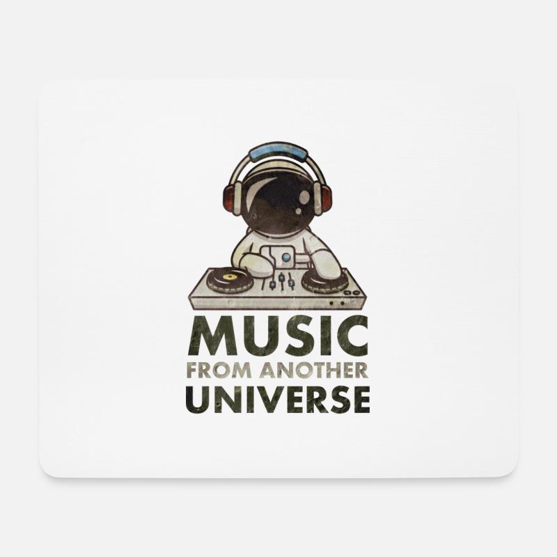 Universe DJ - Music from another Universe - Mousepad (Querformat) - Weiß