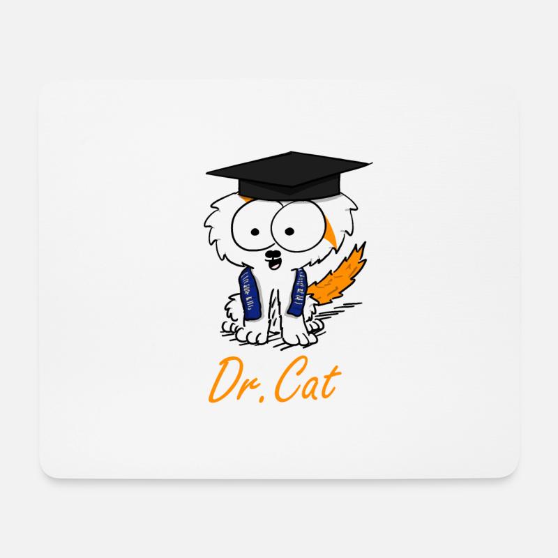 DrCat - Mouse Pad (horizontal) - white