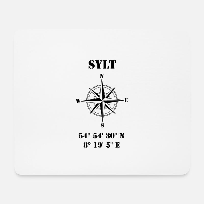 Sylt - Mouse Pad (horizontal) - white