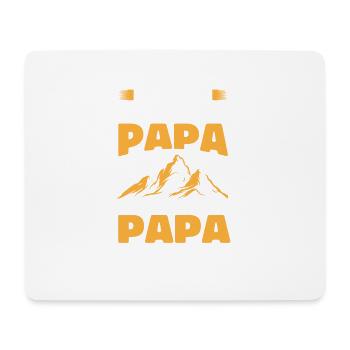 Gleitschirm Fliegender Papa Herren Paragliding - Mousepad (Querformat) - Weiß - Vorne