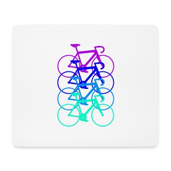 Rennrad Triathlon Fahrrad Geschenk Radfahrer Damen - Mousepad (Querformat) - Weiß - Vorne