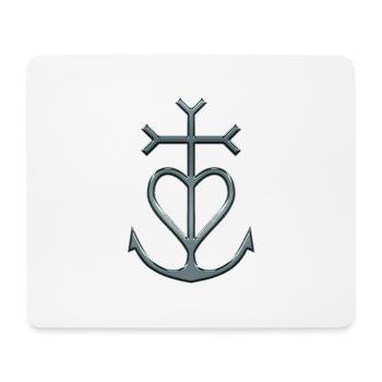 Cross of Camargue cross of the gardians - Mouse Pad (horizontal) - white - Front