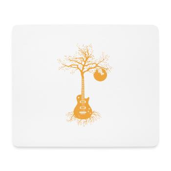 Gitarren Gitarrist Bassist Gitarre Vintage Tree - Mousepad (Querformat) - Weiß - Vorne