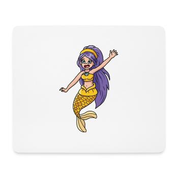 Mermaid - Mouse Pad (horizontal) - white - Front