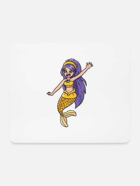 Mermaid - Mouse Pad (horizontal) - white