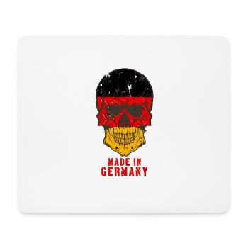 Made In Germany Dunkel coole shirts ch / at - Mousepad (Querformat) - Weiß - Vorne