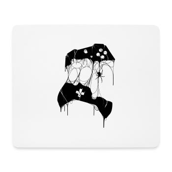GAMING CONTROLLER is Done - Mousepad (Querformat) - Weiß - Vorne