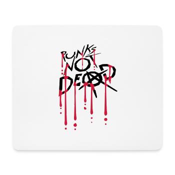 punks not dead Zitat - Mousepad (Querformat) - Weiß - Vorne