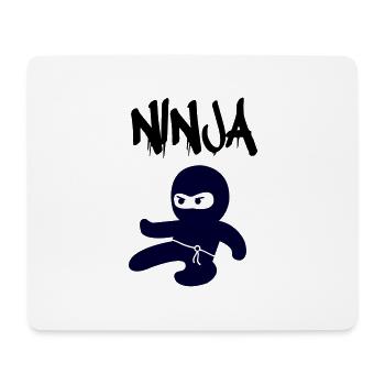 Ninja - Mouse Pad (horizontal) - white - Front