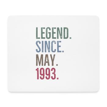 Legende seit Mai 1993 - Mousepad (Querformat) - Weiß - Vorne