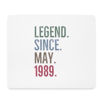 Legende seit Mai 1989 - Mousepad (Querformat) - Weiß - Vorne